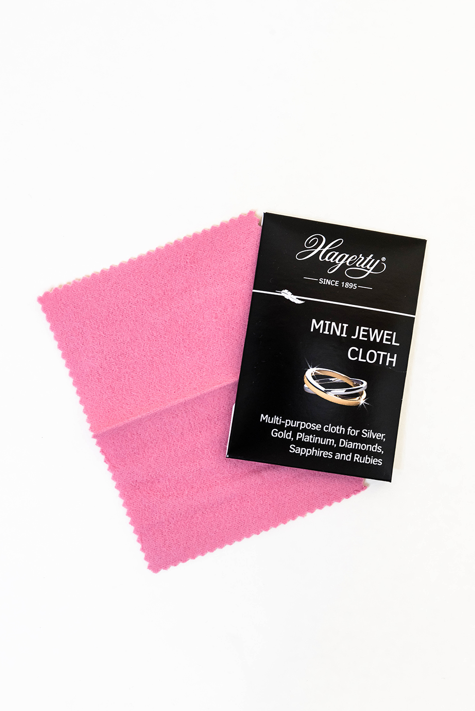 Jewelry cleaning cloth for silver, gold, diamonds and gemstones